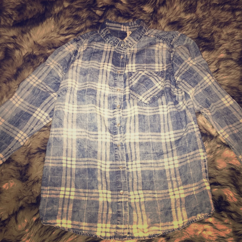 Denim Plaid Shirt