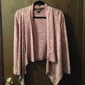 Maroon heathered cardigan Maroon heathered cardigan