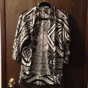 Black and white cardigan Black and white cardigan