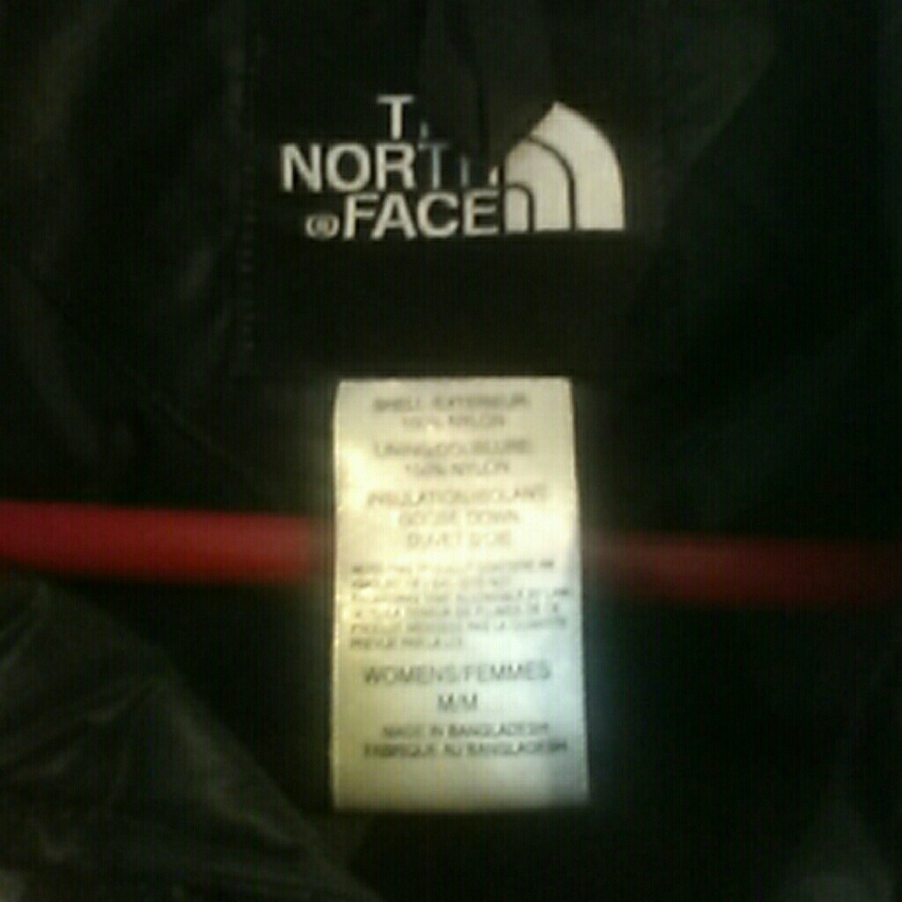 The North Face womans black coat M - Picture 4 of 4