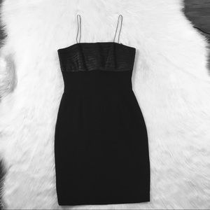 Bill Blass Black Silk Cocktail Dress Size 10 Bill Blass Black Silk Cocktail Dress Size 10