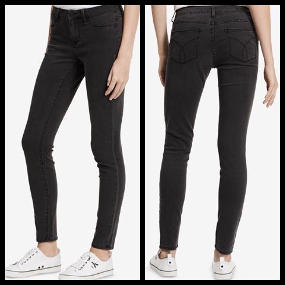SOLD Calvin Klein Jeans, Black, Denim Leggings