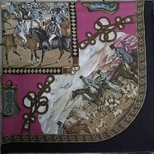Just in! Fox Hunt Scarf Square - Large Just in! Fox Hunt Scarf Square - Large