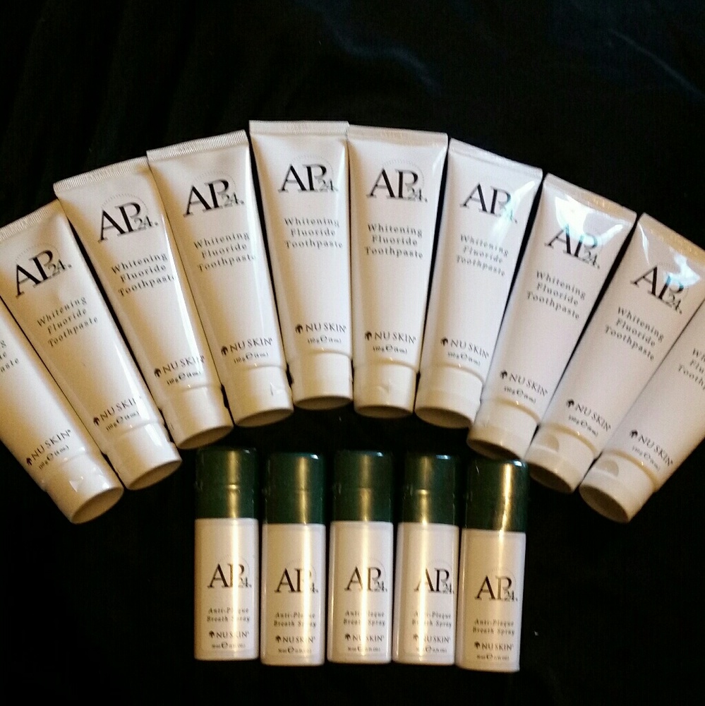 Nu skin whitening toothpaste and breath spray