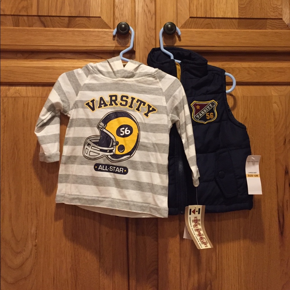 Hoodie and vest