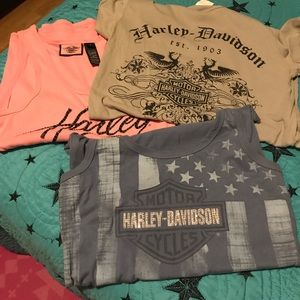 BUNDLE OF 3 HARLEY DAVIDSON SHIRTS