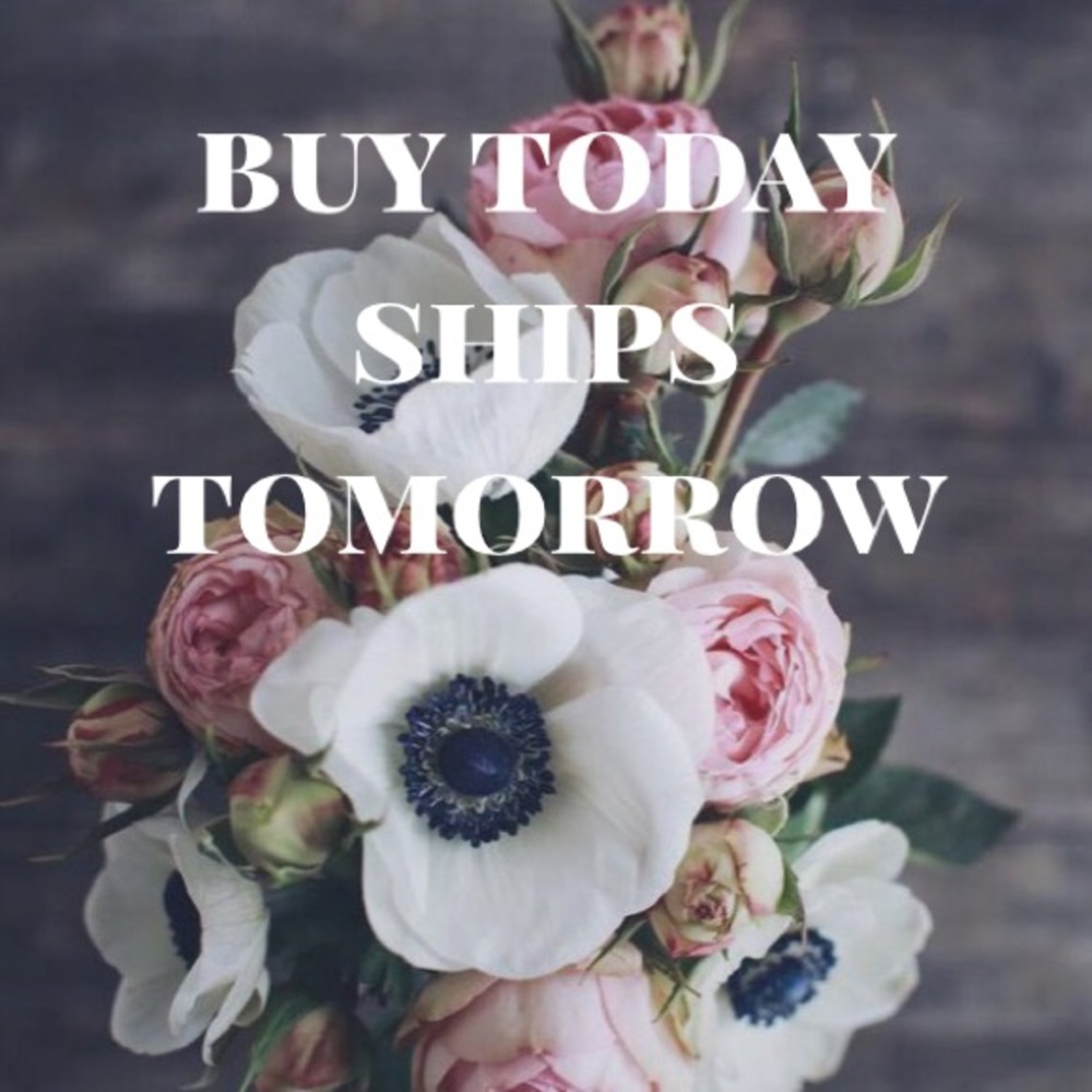 Purchase an item today, I will. ship it tomorrow!