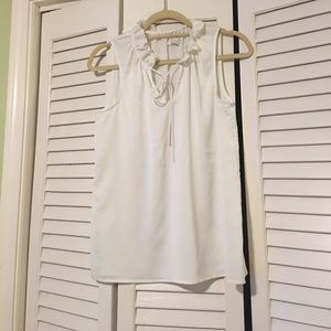 J Crew ruffle collar tank J Crew ruffle collar tank