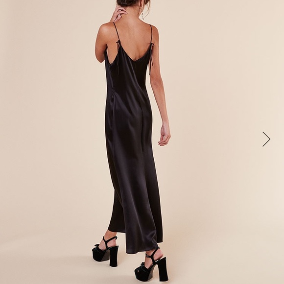 Reformation Jordan dress black size sm NWT - Picture 3 of 6