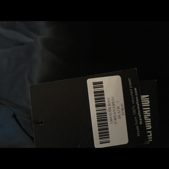 Reformation Jordan dress black size sm NWT - Picture 6 of 6