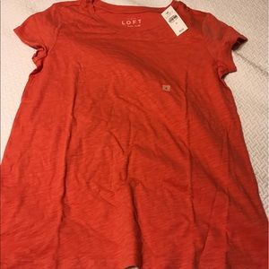 Loft vintage tee. Orange