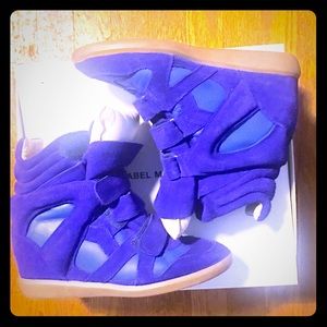 Never Worn BN Isabel Marant Blue Sneakers sz 39