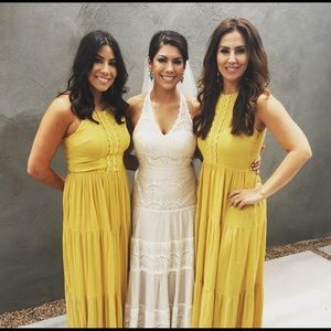Lulu's yellow maxi dress