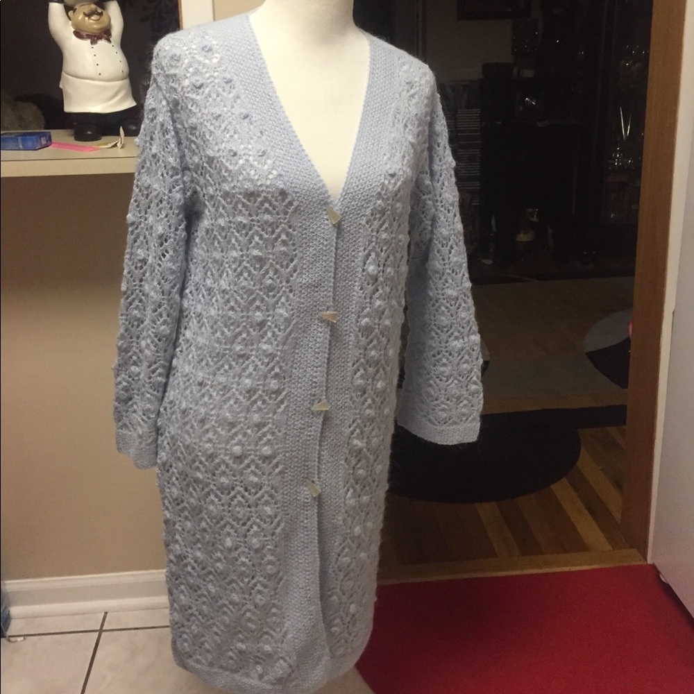 Hand  made sweater cardigan, size S/M