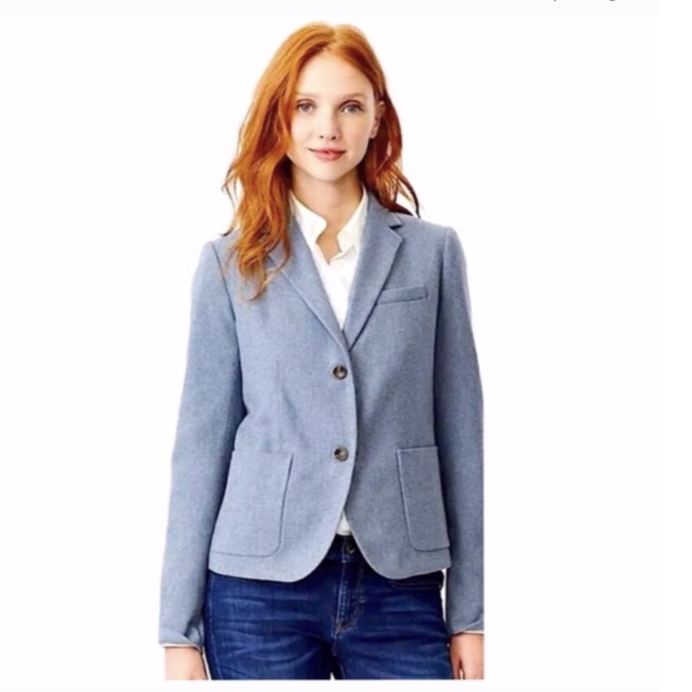 GAP sz 4 academy blazer blue wool ⚡️✨