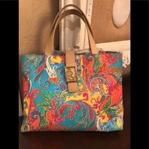 RALPH LAUREN Paisley handbag