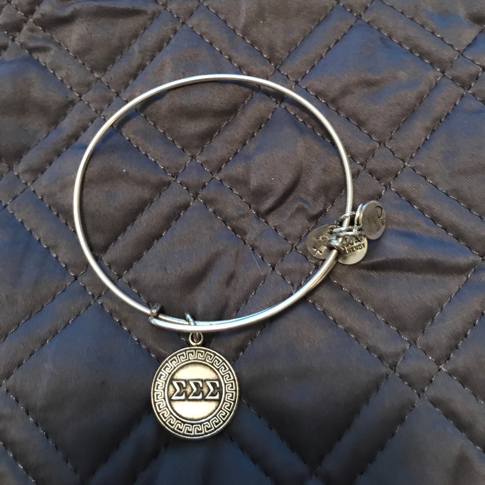 Alex & Ani Sigma Sigma Sigma charm bracelet