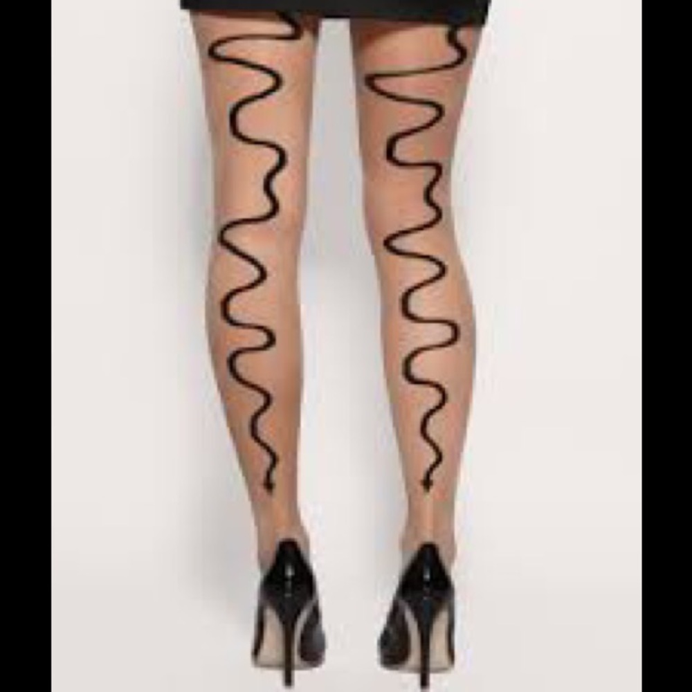 $4 Bin. Asos Nude Tights with Snake