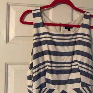 Blue and white stripe dress from The Limited Blue and white stripe dress from The Limited