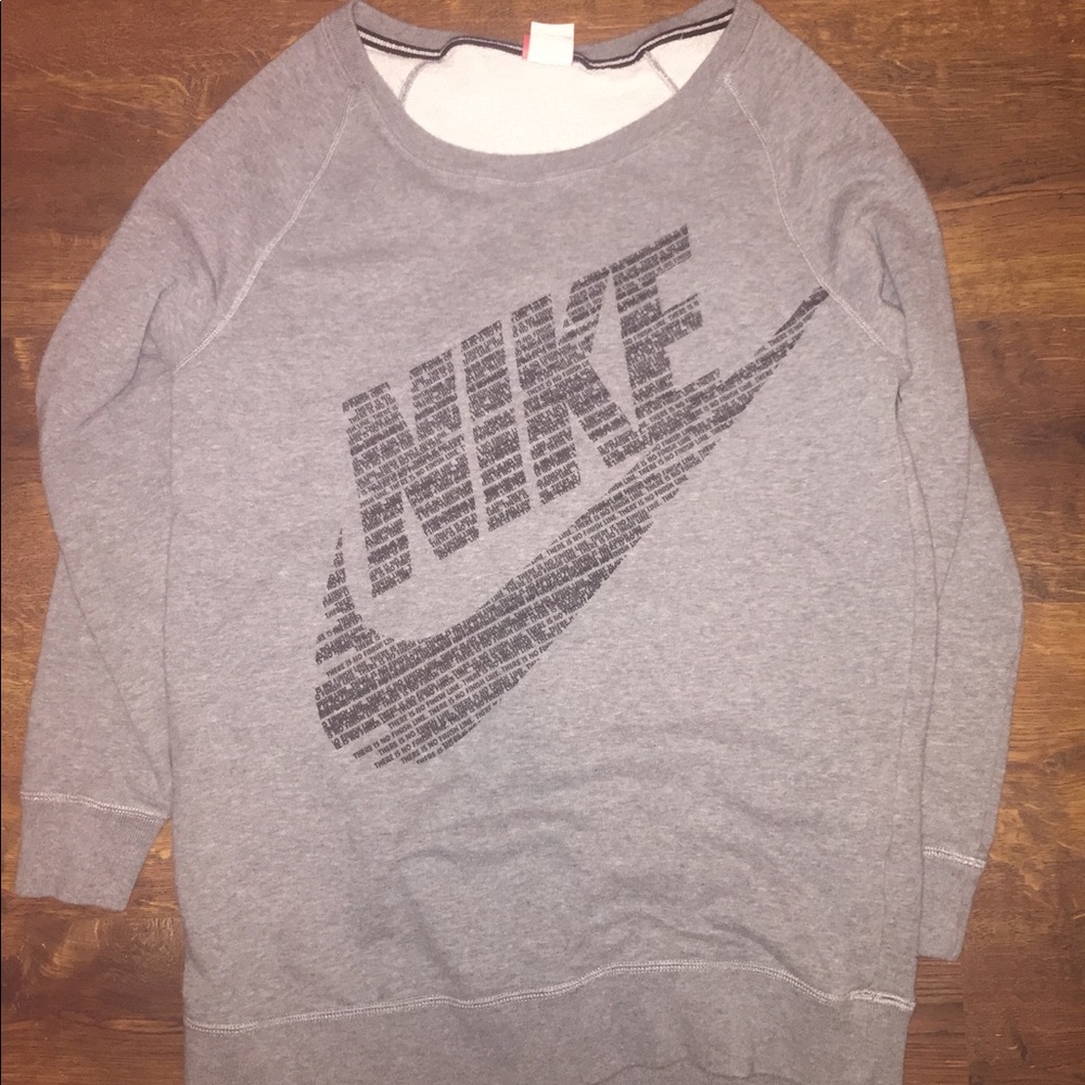 NIKE grey sweatshirt