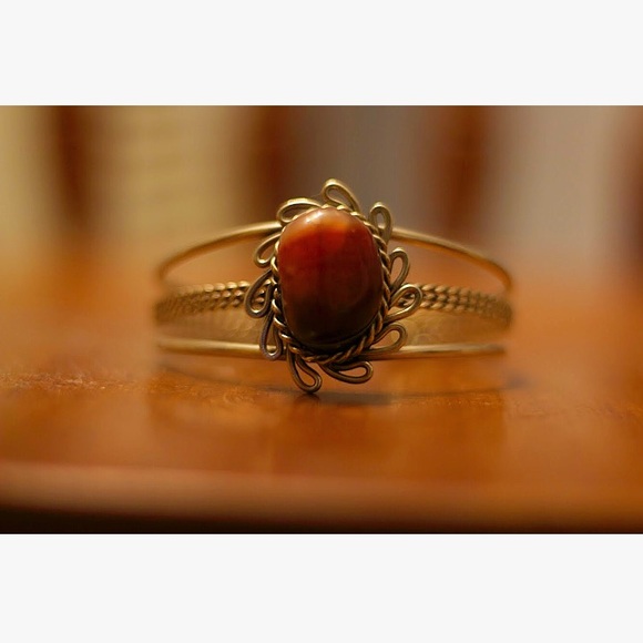 Semi Precious Stone Bangle - Picture 4 of 4