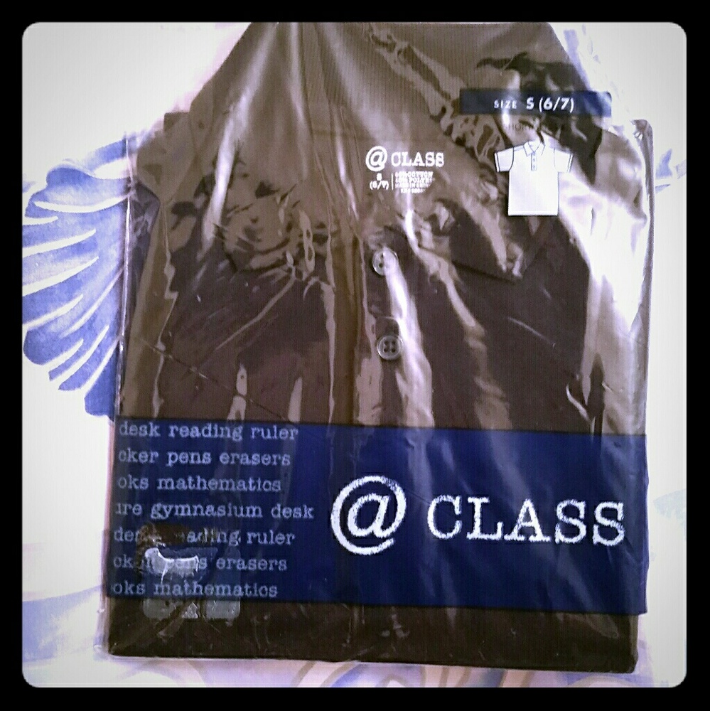 New Uniform Navy Blue shirt (Boys)