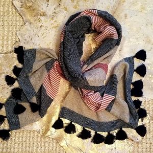 LOFT Long Scarf With Tassels LOFT Long Scarf With Tassels