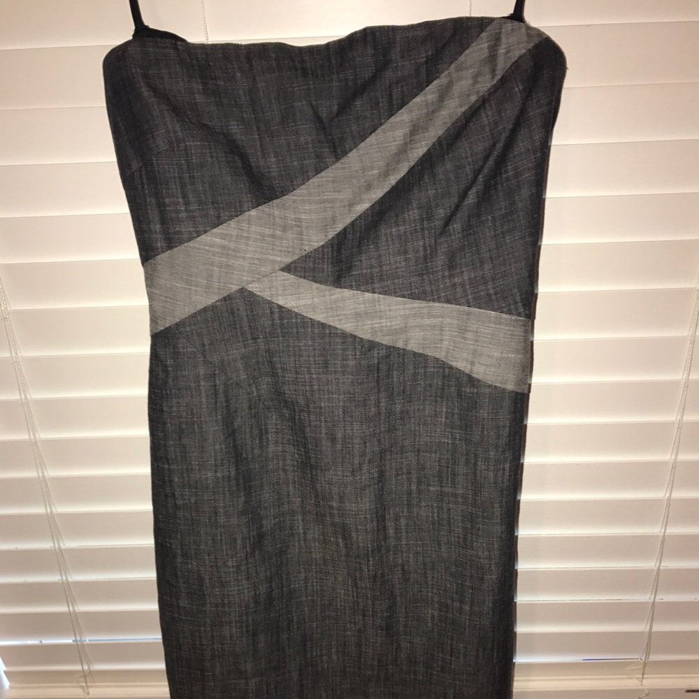Tahari strapless dress Sz 6
