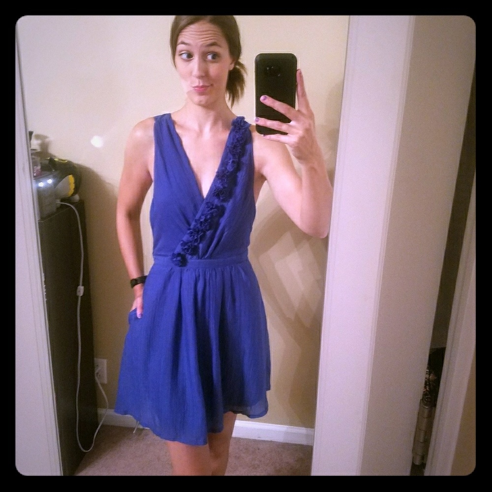 ModCloth - Ark & Co. - Blue Dress with Pockets