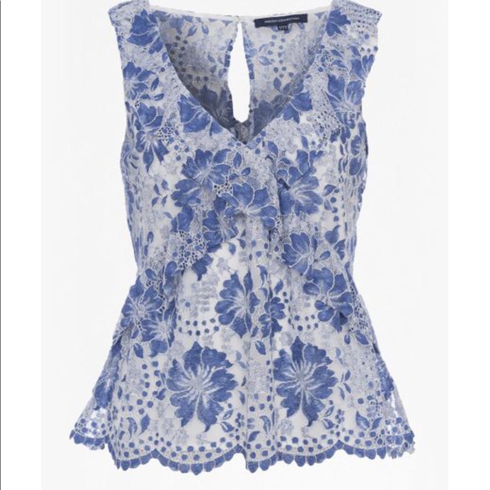French Connection Lace Sleeveless Top 6