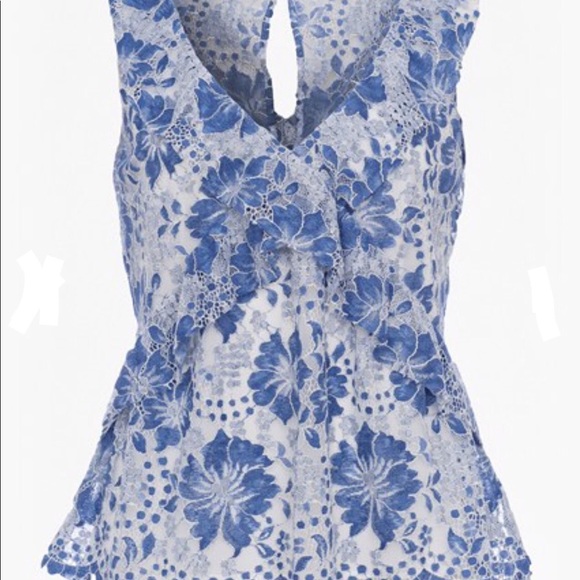 French Connection Lace Sleeveless Top 6 - Picture 4 of 7