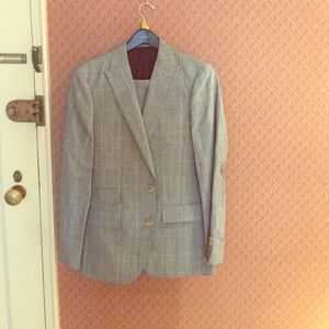 Men's BNWT JCrew Ludlow microcheck suit