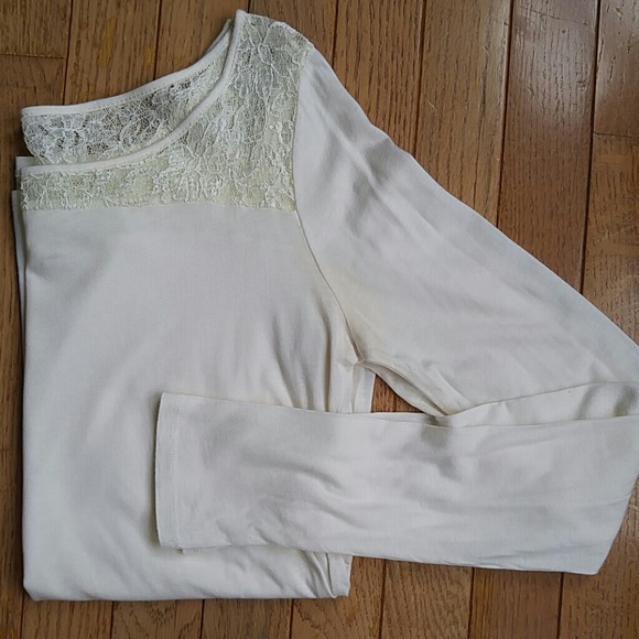 ♦ 3 for $15 J. Crew Lace Insert Tee - Picture 8 of 8