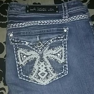 LA Idol thick stitch capris