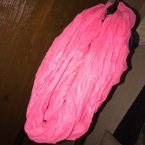 lovely pink infinity scarf ,