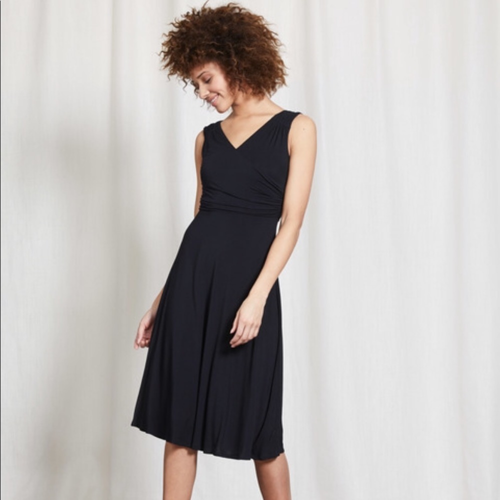 ❌SOLD❌Boden Black Georgia Jersey Dress - Picture 1 of 4