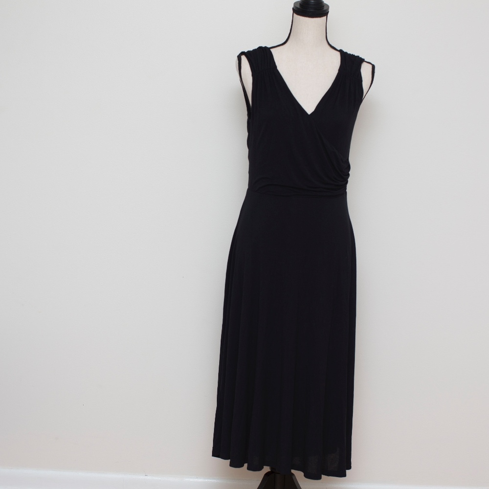 ❌SOLD❌Boden Black Georgia Jersey Dress - Picture 2 of 4