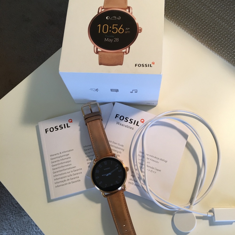 Fossil Q Wander Gen 2 Smartwatch. EUC!