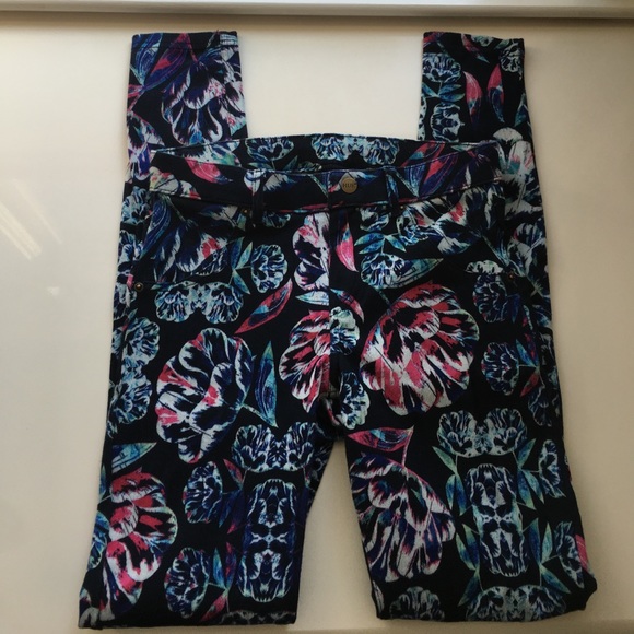 NWOT Patterned Jeggings - Picture 1 of 5