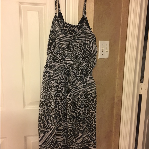 Faded Glory maxi black and white dress - Picture 4 of 4