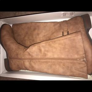 Tall tan boots