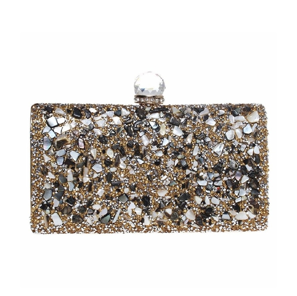 Rhinestone clutch (Black, Gold, Silver)
