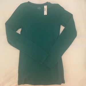 J crew perfect fit long sleeve crewneck T-shirt