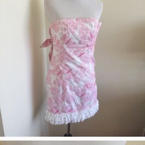 Size 2 strapless Lilly Pulitzer dress