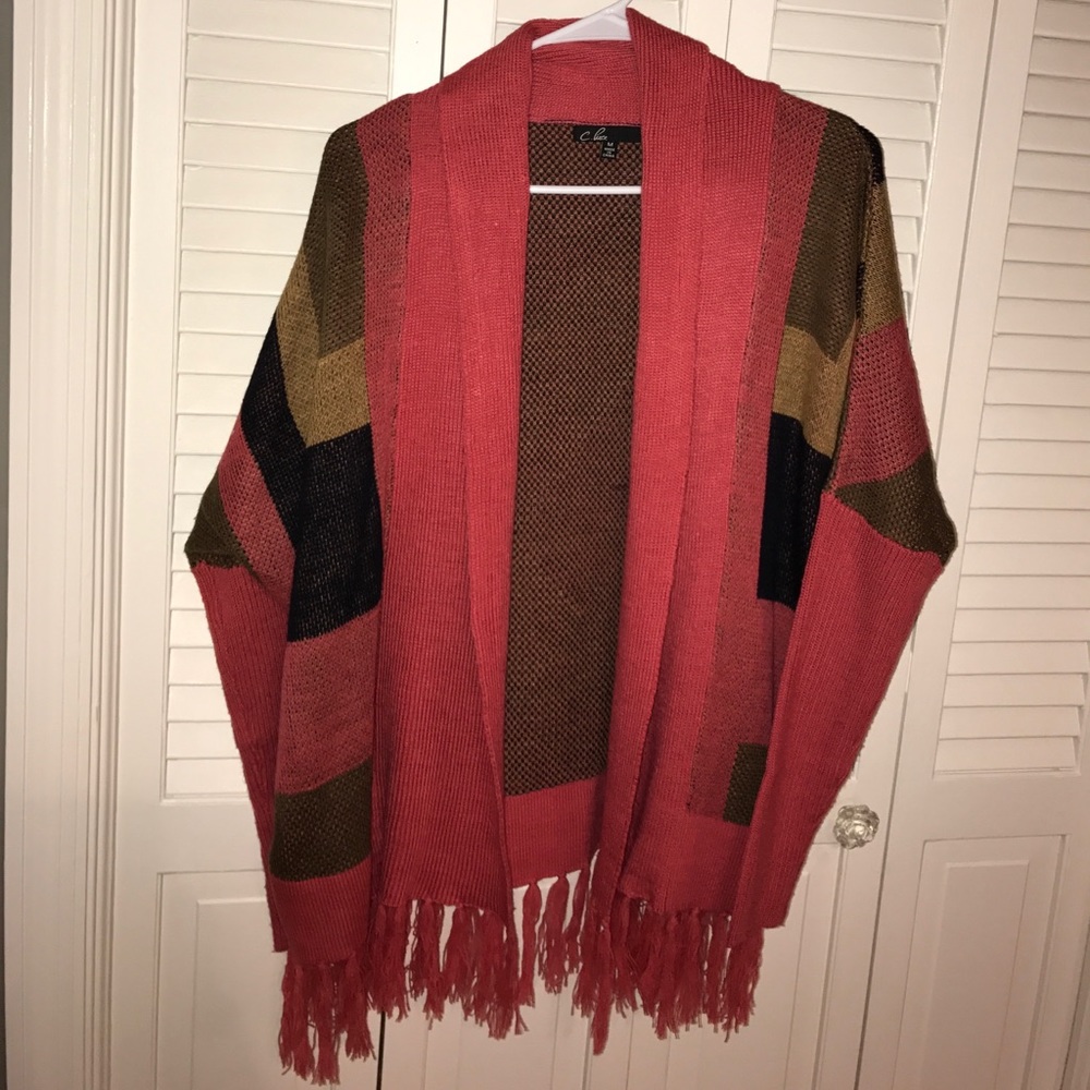 Fab'rik C. Luce fringe sweater size medium