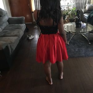 Two piece Rachael Allen homecoming dress