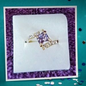 Purple Tanzanite 18kt gold filled Ring Purple Tanzanite 18kt gold filled Ring