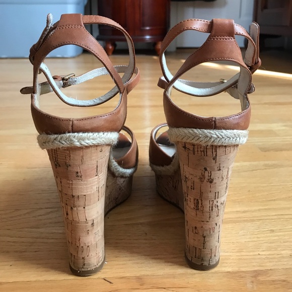 MICHAEL KORS Cork Wedge Heels. Sz 8 - Picture 3 of 3