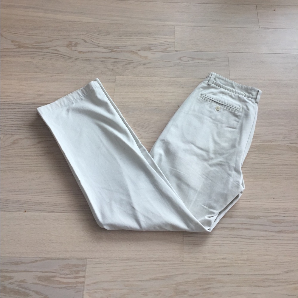 Khaki / Off White Club pants