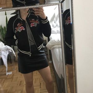 Maje tiger bomber jacket